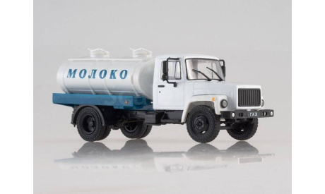 1:43 Г6-ОТА-4,2 ГАЗ-3307 Молоко + журнал №13, масштабная модель, Modimio, scale43