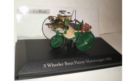 1:43 3 Wheeler Benz Patent Motorwagen 1886, масштабная модель, IXO Altaya, Mercedes-Benz, scale43