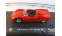 1:43 Fiat Abarth 1000 Spider Sport 1963 METRO, масштабная модель, scale43