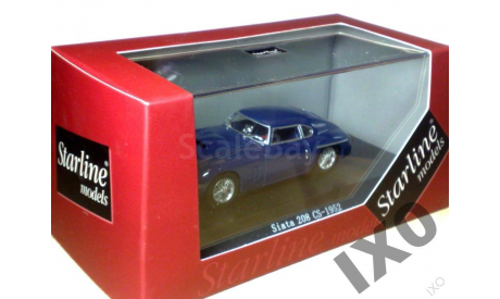 1:43 Siata 208 CS 1952 +буклет, масштабная модель, Starline, scale43