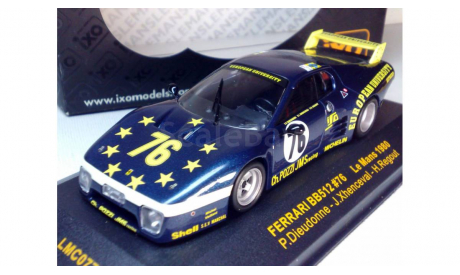 1:43 Ferrari BB512 #76 JMS Racing 24h LeMans 1980 / IXO, масштабная модель, 1/43, IXO Models