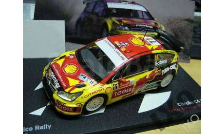 1:43 Citroen C4 Mexico Rally 2010 P.Solberg, масштабная модель, scale43, Altaya, Citroën