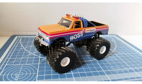 1:43 CHEVROLET K-10 Monster Truck 1972 AM-PM BOSS, масштабная модель, scale43, Greenlight Collectibles