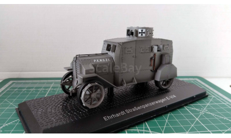 1/43 WWI Ehrhardt  StraBenpanzerwagen E-V-4 (серый)*, масштабная модель, Atlas, scale43