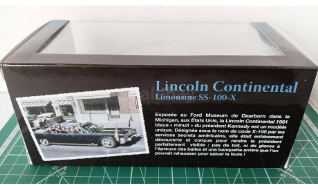 1/43 Lincoln Continental Limousine SS-100-X Президента Кеннеди 1961*, масштабная модель, Atlas, scale43