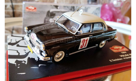 1/43 VOLGA M21 1964 Rallye Monte Carlo S.Tenishev-A.Dmitrievsky №31, масштабная модель, Altaya, ГАЗ, scale43