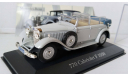 1:43 Mercedes Benz 770 Cabriolet F 1930, масштабная модель, Altaya, Mercedes-Benz, scale43