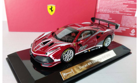 1:43 Ferrari 488 Challenge EVO 2020, масштабная модель, scale43, BBurago