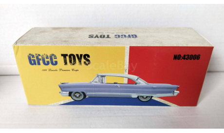 1:43 Lincoln Premiere Coupe 1956 сиреневый, масштабная модель, GFCC, scale43