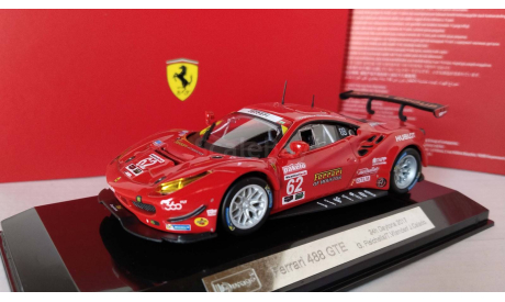 1:43 Ferrari 488 GTE 24h Daytona 2017, масштабная модель, BBurago, scale43