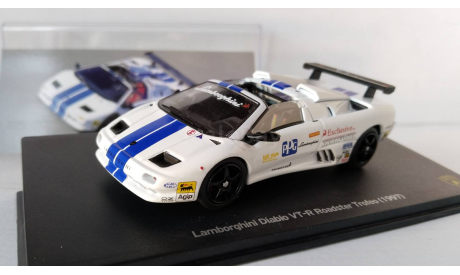 1:43 Lamborghini Diablo VT-R Roadster Trofeo 1997, масштабная модель, IXO, scale43