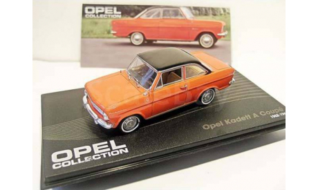 1:43 Opel Kadett A 1.0 Coupe 1962-65 IXO, масштабная модель, scale43