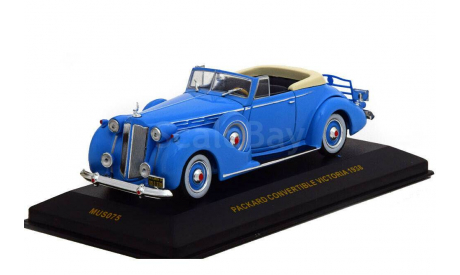 1:43 Packard Convertible Victoria 1938 MUS075, масштабная модель, IXO Museum (серия MUS), scale43