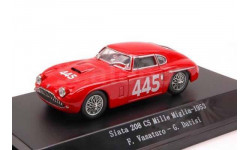 1:43 Siata 208 CS Mille Miglia 1953  F.Vasaturoi - G. Datisi +буклет