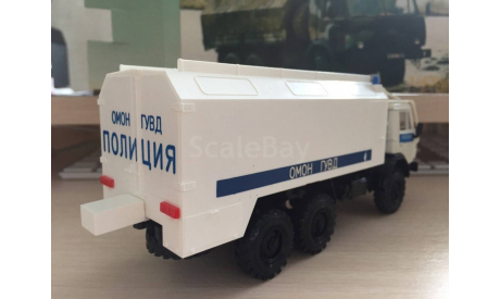 ЛОТ №8. Элекон. КамАЗ 4310 КУНГ ПОЛИЦИЯ (ОМОН), масштабная модель, 1:43, 1/43