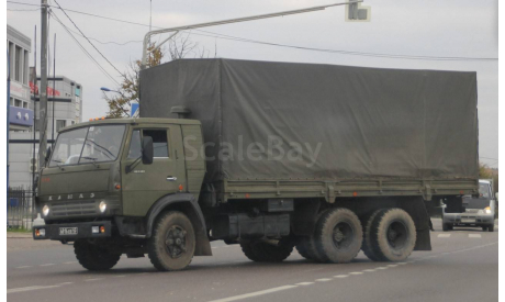 Элекон. КамАЗ 53212 хаки с тентом., масштабная модель, 1:43, 1/43