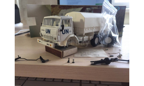 ЛОТ № 6 Элекон. КамАЗ 4310 ООН. Поворотный мост., масштабная модель, 1:43, 1/43