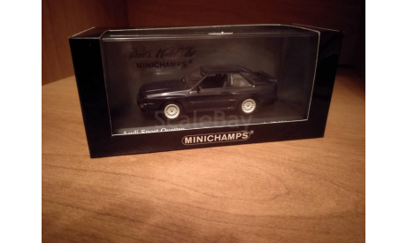 Audi Sport Quattro blue minichamps, масштабная модель, 1:43, 1/43