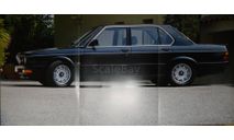 BMW E28 - Японский каталог 30 стр., литература по моделизму