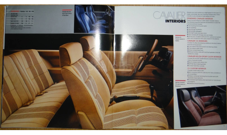 Chevrolet Cavalier - Американский каталог, 24 стр., литература по моделизму
