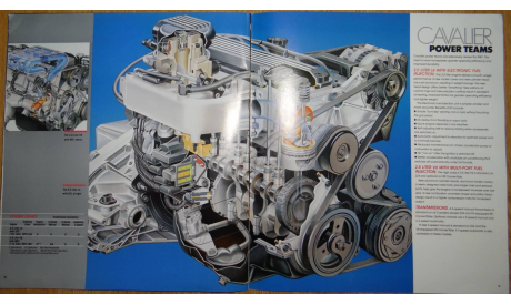 Chevrolet Cavalier - Американский каталог, 24 стр., литература по моделизму
