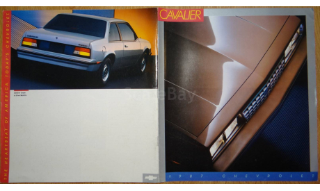 Chevrolet Cavalier - Американский каталог, 24 стр., литература по моделизму