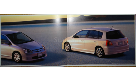 Honda Civic EU - Японский каталог, 30 стр., литература по моделизму