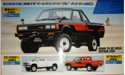 Nissan Datsun 720 - Японский каталог 22 стр.