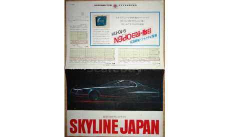 Nissan Skyline 210 - Японский каталог 15 стр. (уценка), литература по моделизму