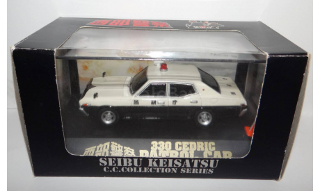 Nissan Cedric 330, 1:43, Police, Seibu Keisatsu, масштабная модель, AOSHIMA, scale43