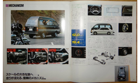 Nissan Vanette C120 - Японский каталог, 23 стр., литература по моделизму
