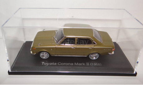 Toyota Corona Mark II (1968), 1:43, журнальная серия Японии, масштабная модель, Hachette, scale43