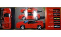 Ferrari модельный ряд - Японский каталог 8 стр., литература по моделизму