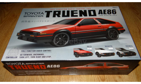 Toyota Trueno AE86 , 1:24, Игрушка на радиоуправлении, масштабная модель, Peanuts Club, scale24
