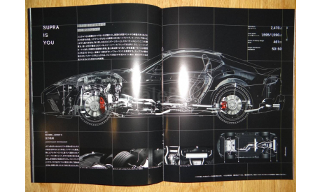 Toyota Supra 3BA-DB - Японский каталог, 60 стр., литература по моделизму