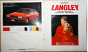 Nissan Langley - Японский каталог 31 стр. (Уценка), литература по моделизму