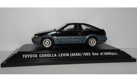 Toyota Corolla Levin AE86, модель Ebbro, 1:43 (Уценка), масштабная модель, scale64
