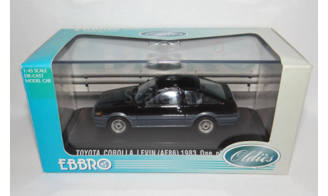 Toyota Corolla Levin AE86, модель Ebbro, 1:43 (Уценка), масштабная модель, scale64