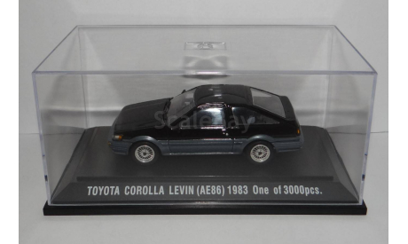 Toyota Corolla Levin AE86, модель Ebbro, 1:43 (Уценка), масштабная модель, scale64