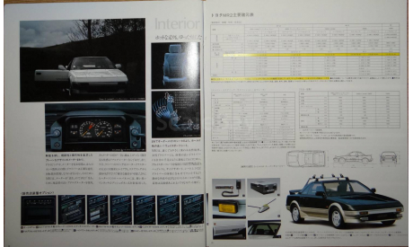 Toyota MR2 W10 - Японский каталог, 30 стр., литература по моделизму