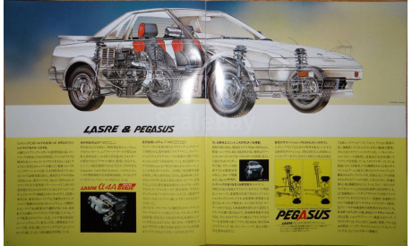 Toyota MR2 W10 - Японский каталог, 30 стр., литература по моделизму
