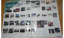Toyota Land Cruiser серии 70 и 80, Японский каталог опций, 4 стр., литература по моделизму