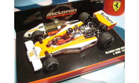 Mc Laren Ford M23 1976 HUNT, масштабная модель, McLaren, MINICHAMPS, 1:43, 1/43