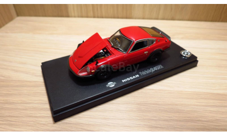 Бесплатно до Москвы. Nissan Fairlady 240ZG Wide Wheel (Red) 1/43 Kyosho, масштабная модель, 1:43