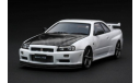 СПЕЦЦЕНА!!! Nissan Skyline GT-R V-spec II N1 (R34) White 1/43 HPI (Mirage), масштабная модель, 1:43