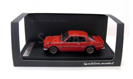 Ignition Model - Nissan Skyline HT 2000GT-R Red (Wide Wheel) 1/43, масштабная модель, 1:43