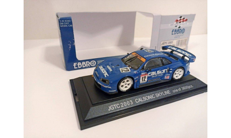 1/43 ebbro JGTC 2003 Nismo Calsonic Skyline R34, масштабная модель, scale43
