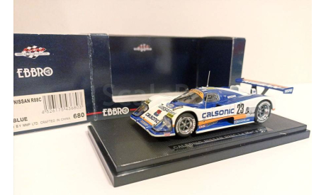 1/43 EBBRO Calsonic Nissan R88C #23 Le Mans 1988, масштабная модель, 1:43