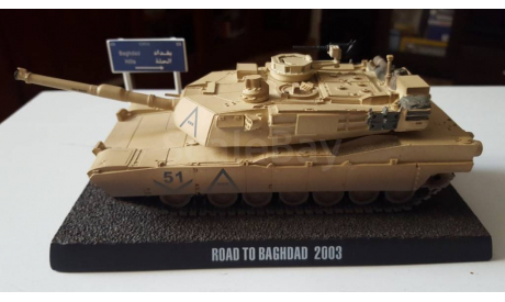 M1A1 Abrams - Road to Bagdad 2003, масштабные модели бронетехники, War Tanks, scale48