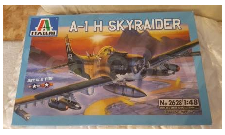 A-1H Skyraider, сборные модели авиации, Italieri, scale48